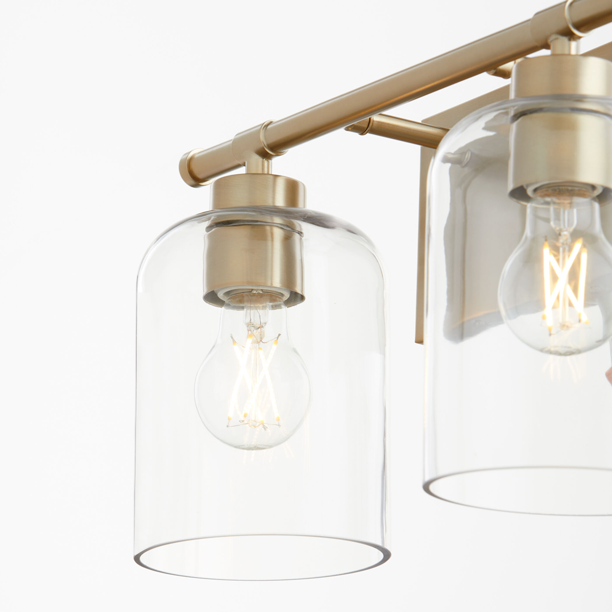 Tribute 2 Light 15 inch Aged Brass Vanity Light Wall Light