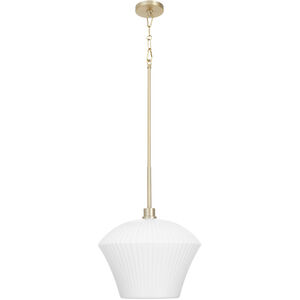 Cassini 1 Light 15 inch Aged Brass Pendant Ceiling Light