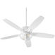 Breeze 52 inch Studio White Ceiling Fan, Quorum Home
