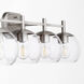 Lyon 4 Light 32 inch Satin Nickel Vanity Light Wall Light