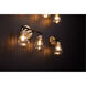 Fort Worth 2 Light 14 inch Noir with Aged Brass Bath Vanity Wall Light