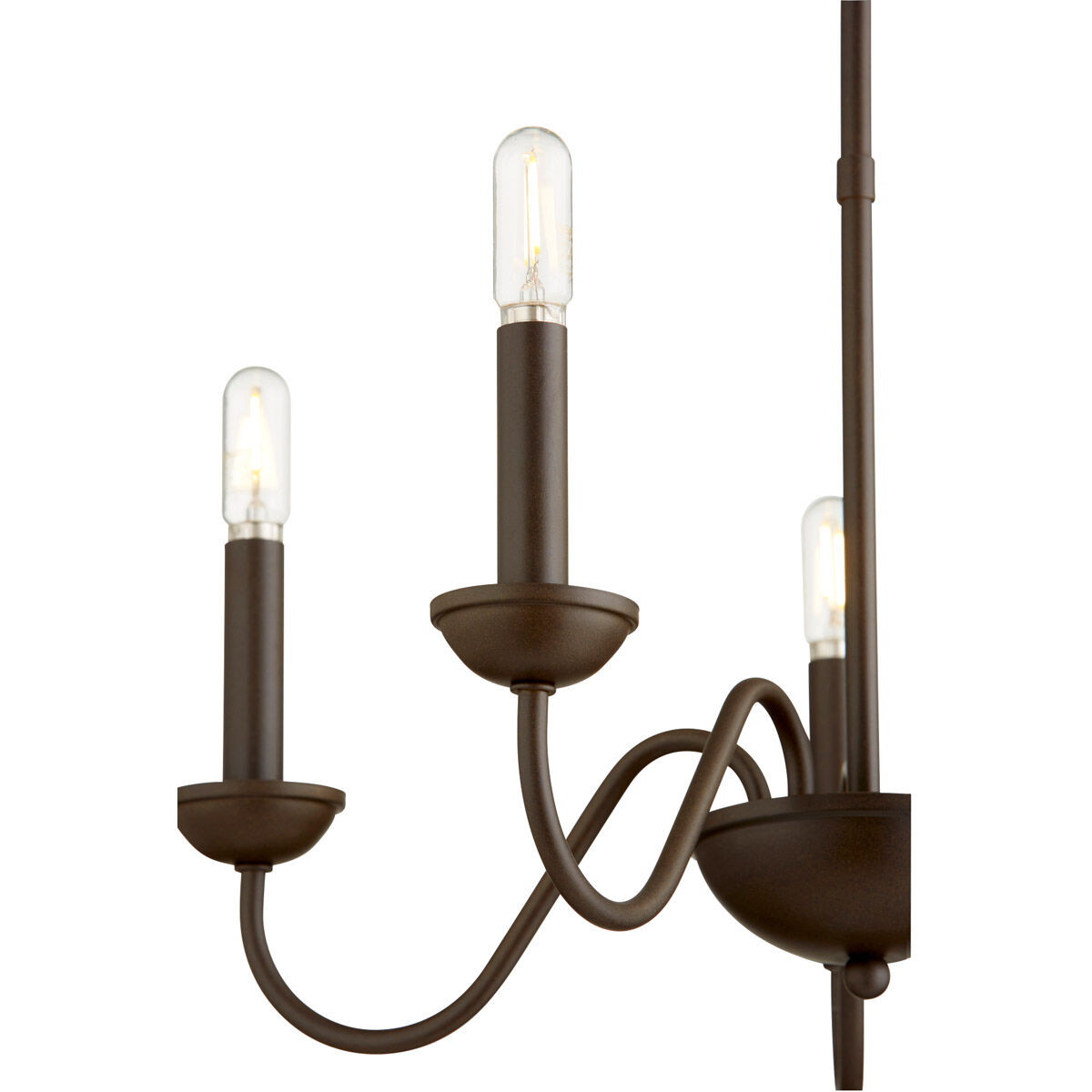 Quorum 6040 5 86 Fort Worth 5 Light 20 inch Oiled Bronze Chandelier Ceiling Light Quorum Home