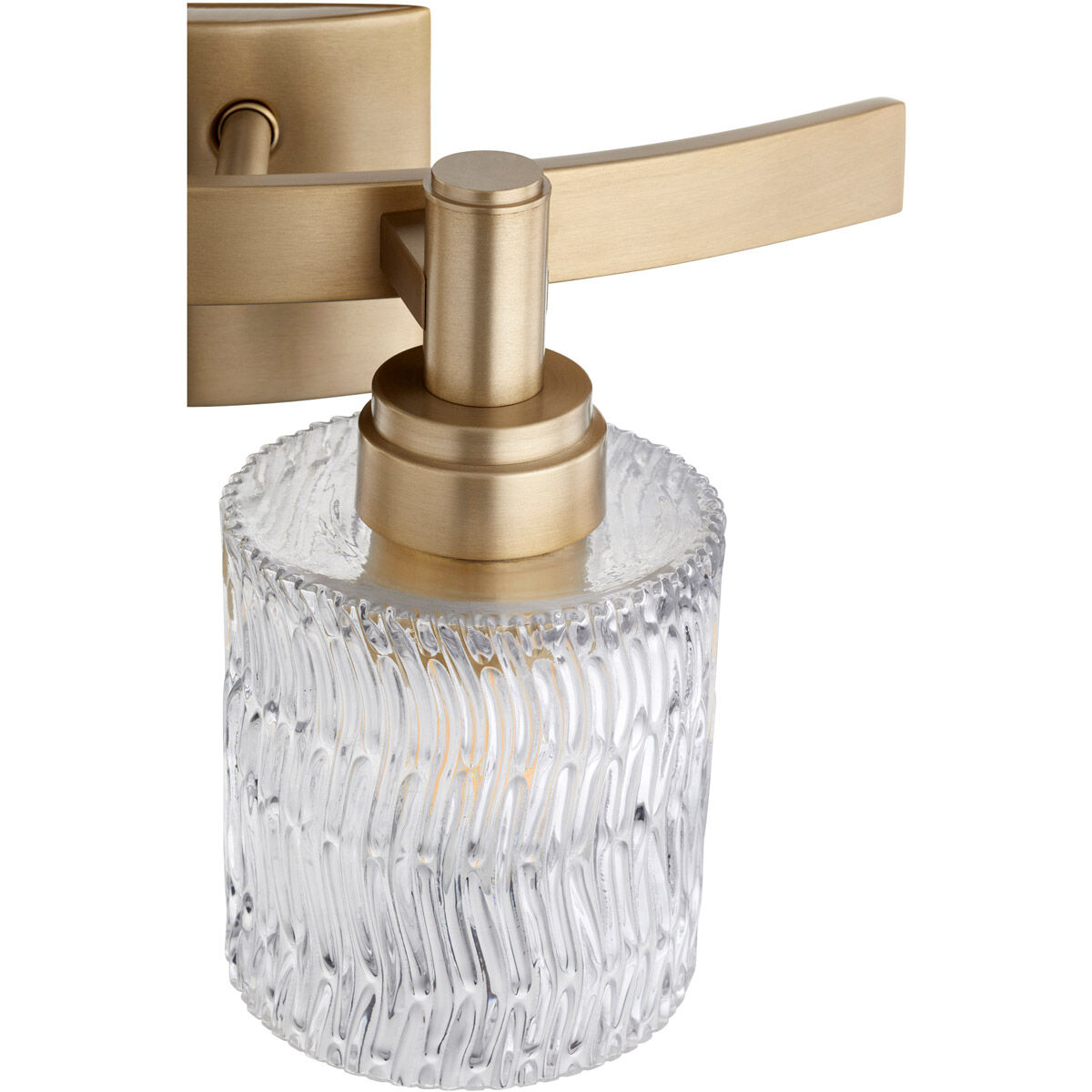 Stadium 2 Light 16 inch Aged Brass Vanity Light Wall Light