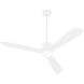 Portland 58 inch Studio White Patio Fan