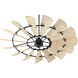 Windmill 72 inch Noir with Weathered Oak Blades Ceiling Fan