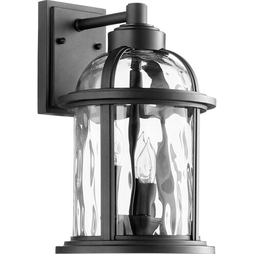 Winston 3 Light 15 inch Noir Outdoor Wall Lantern