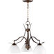 Atwood 3 Light 24 inch Oiled Bronze Nook Ceiling Light, Satin Opal