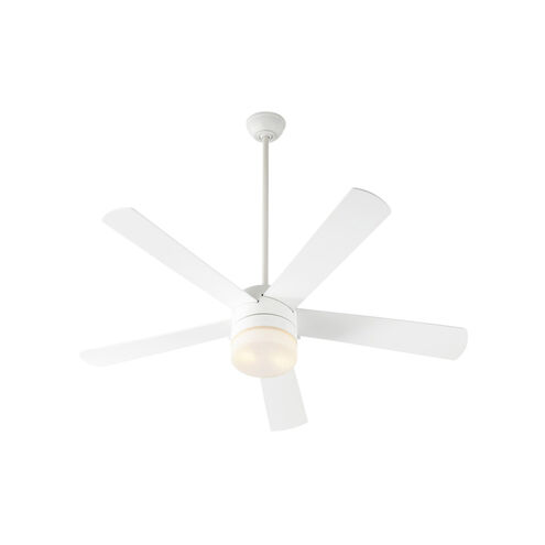Maxwell 52 inch Studio White with Studio White/Weathered Gray Blades Ceiling Fan