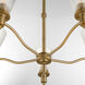 Lawton 5 Light 28 inch Brushed Brass Chandelier Ceiling Light