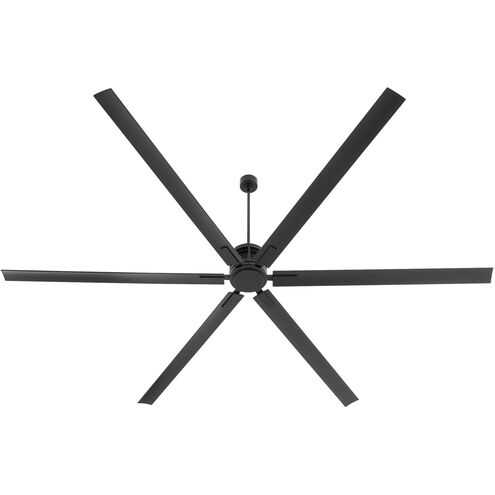 Zeus 120 inch Matte Black Patio Fan