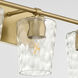 Goodwin 3 Light 25.19 inch Aged Brass Vanity Light Wall Light