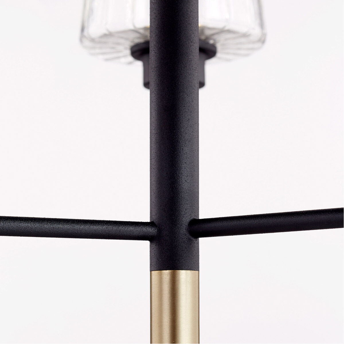 Dalia 3 Light 19 inch Noir with Aged Brass Chandelier Ceiling Light
