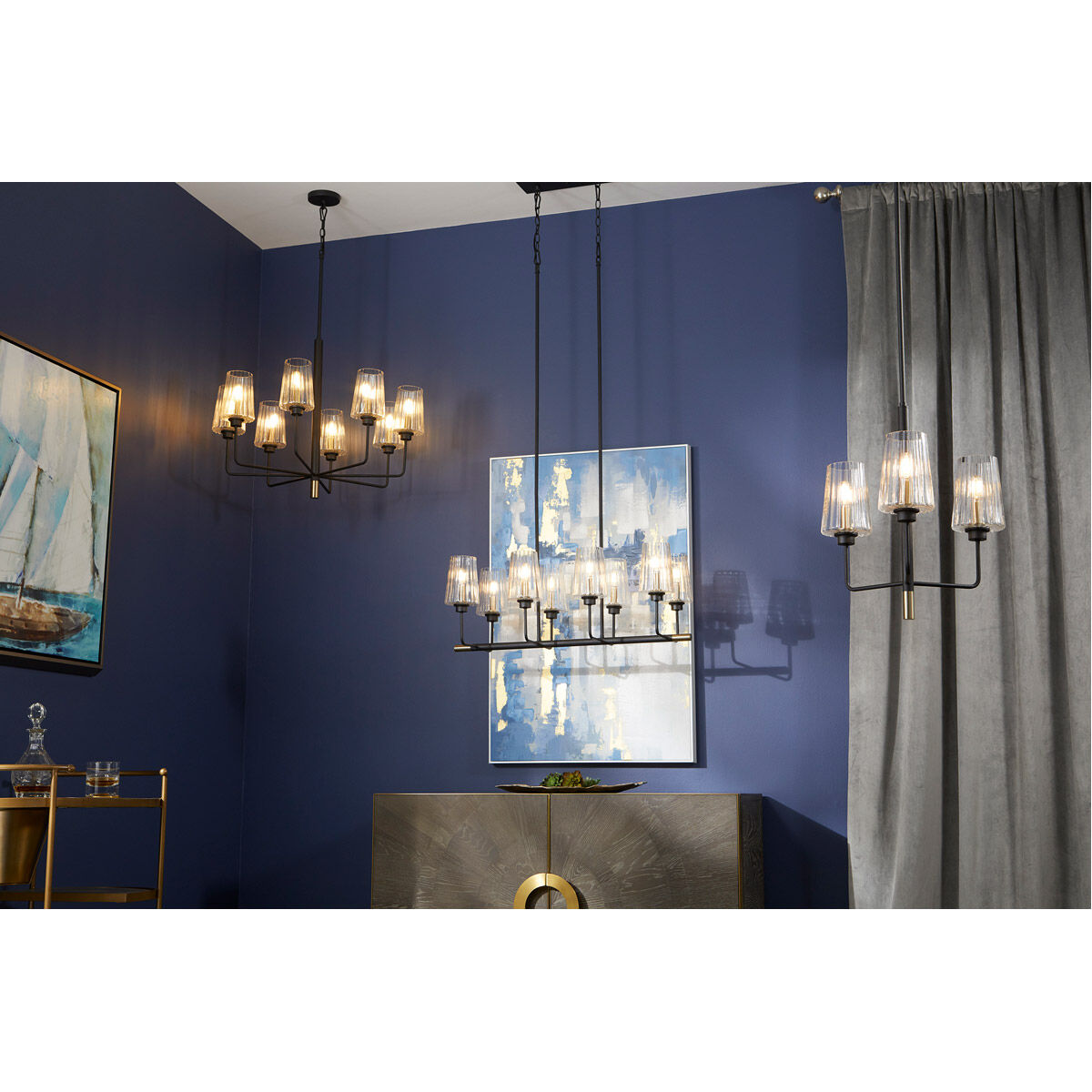 Quorum Dalia 8 Light Chandelier 626 8 6980