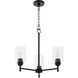 Wallinger 3 Light 20.5 inch Matte Black Chandelier Ceiling Light