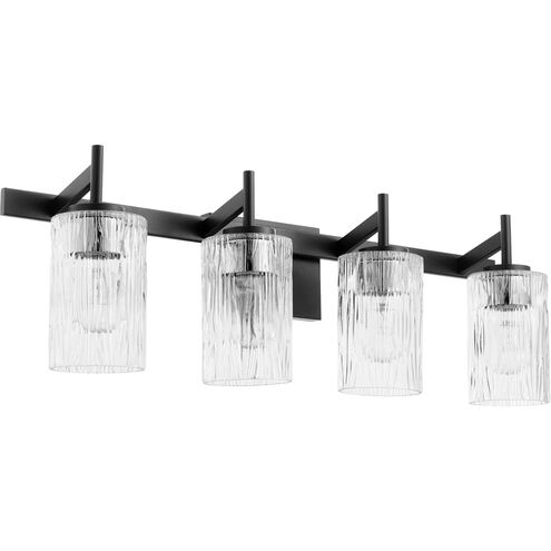 Fort Worth 4 Light 29 inch Noir Vanity Light Wall Light
