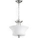 Rossington 2 Light 13 inch Polished Nickel Dual Mount Ceiling Light