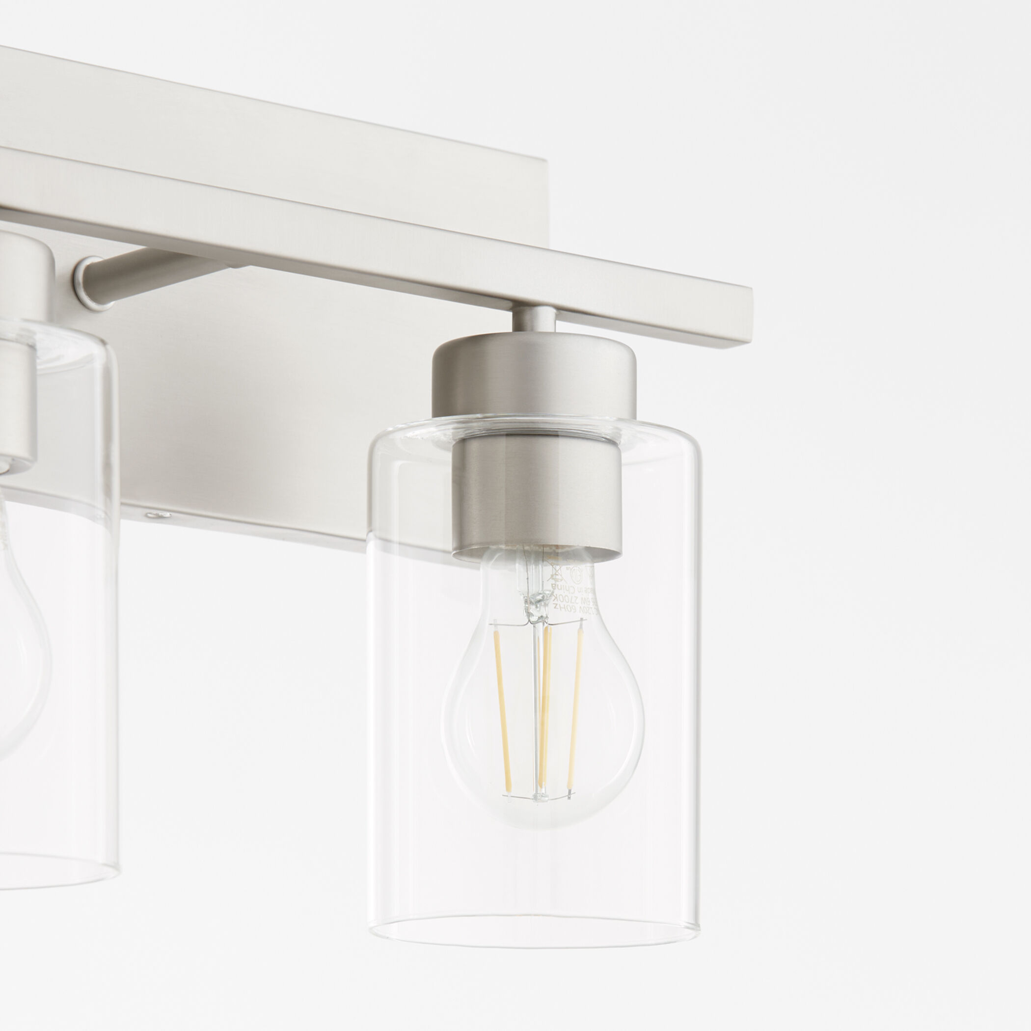 Carter 3 Light 22 inch Satin Nickel Vanity Light Wall Light