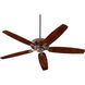 Apex 56 inch Oiled Bronze with Oiled Bronze/Walnut Blades Indoor Ceiling Fan