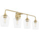 Raymond 4 Light 32.00 inch Bathroom Vanity Light