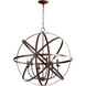 Celeste 6 Light 26 inch Oiled Bronze Chandelier Ceiling Light
