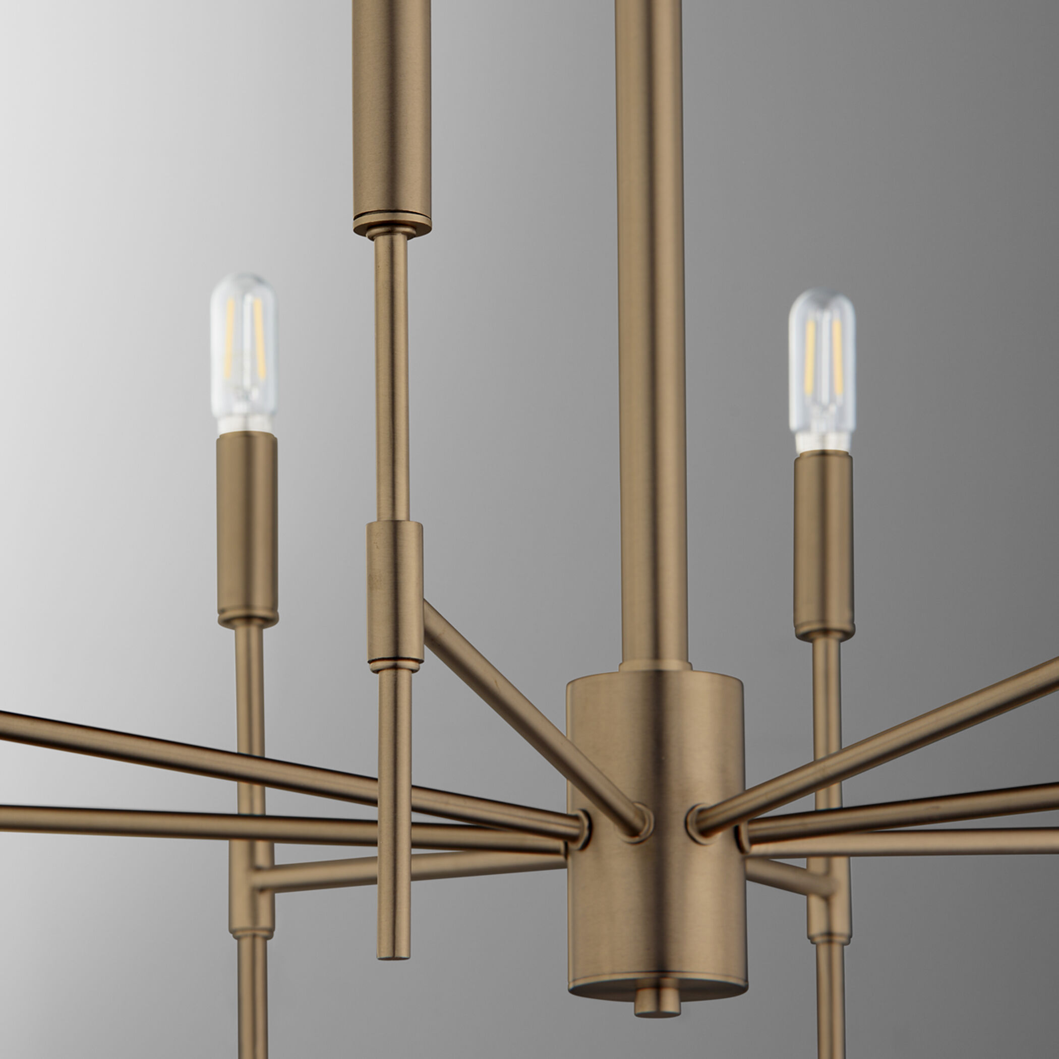 Hamilton 8 Light 28 inch Dark Brass Chandelier Ceiling Light