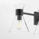 Beldar 4 Light 38 inch Matte Black Vanity Light Wall Light