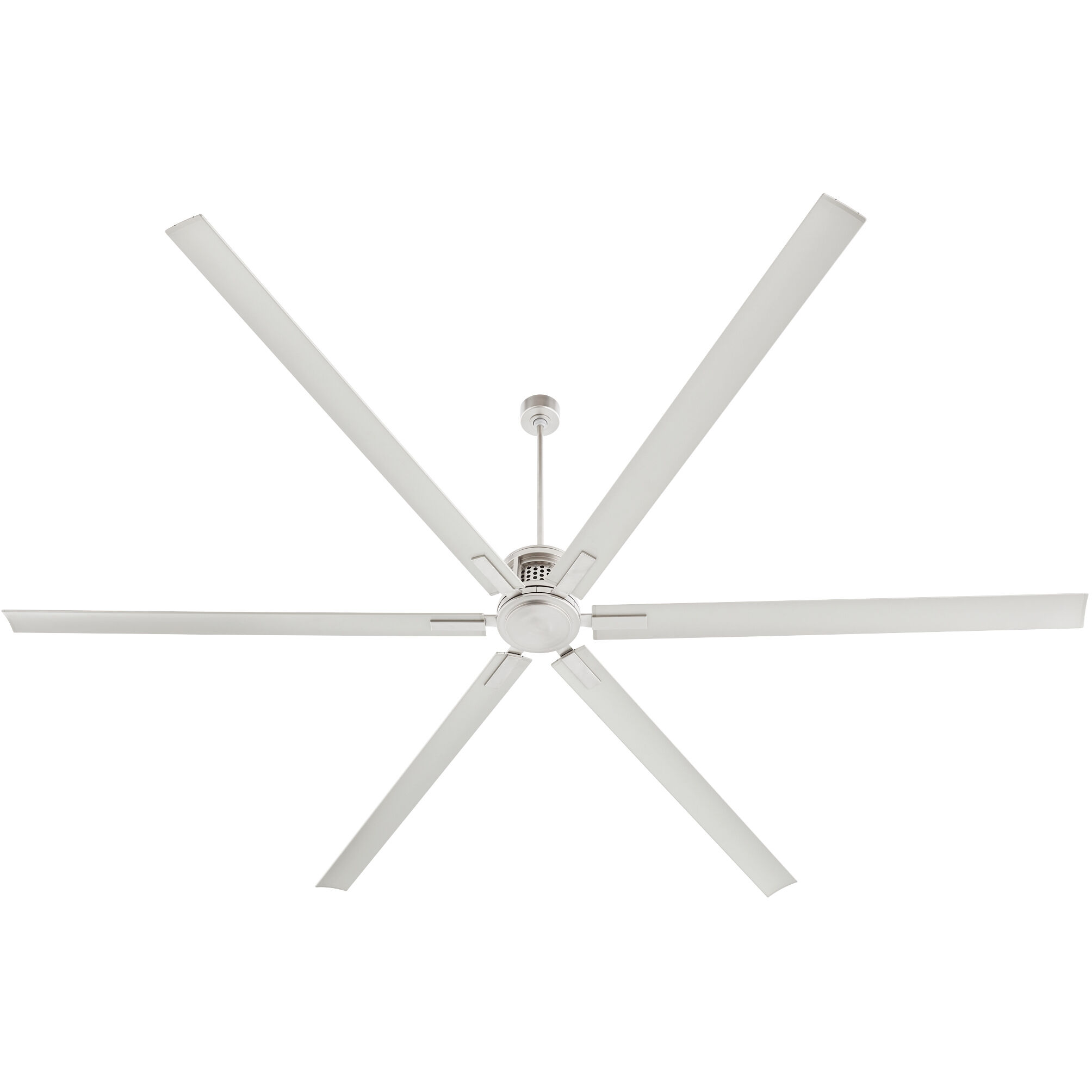 Quorum 101206-65 Zeus 120 inch Satin Nickel Patio Fan