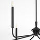 Providence 6 Light 12.25 inch Matte Black Chandelier Ceiling Light