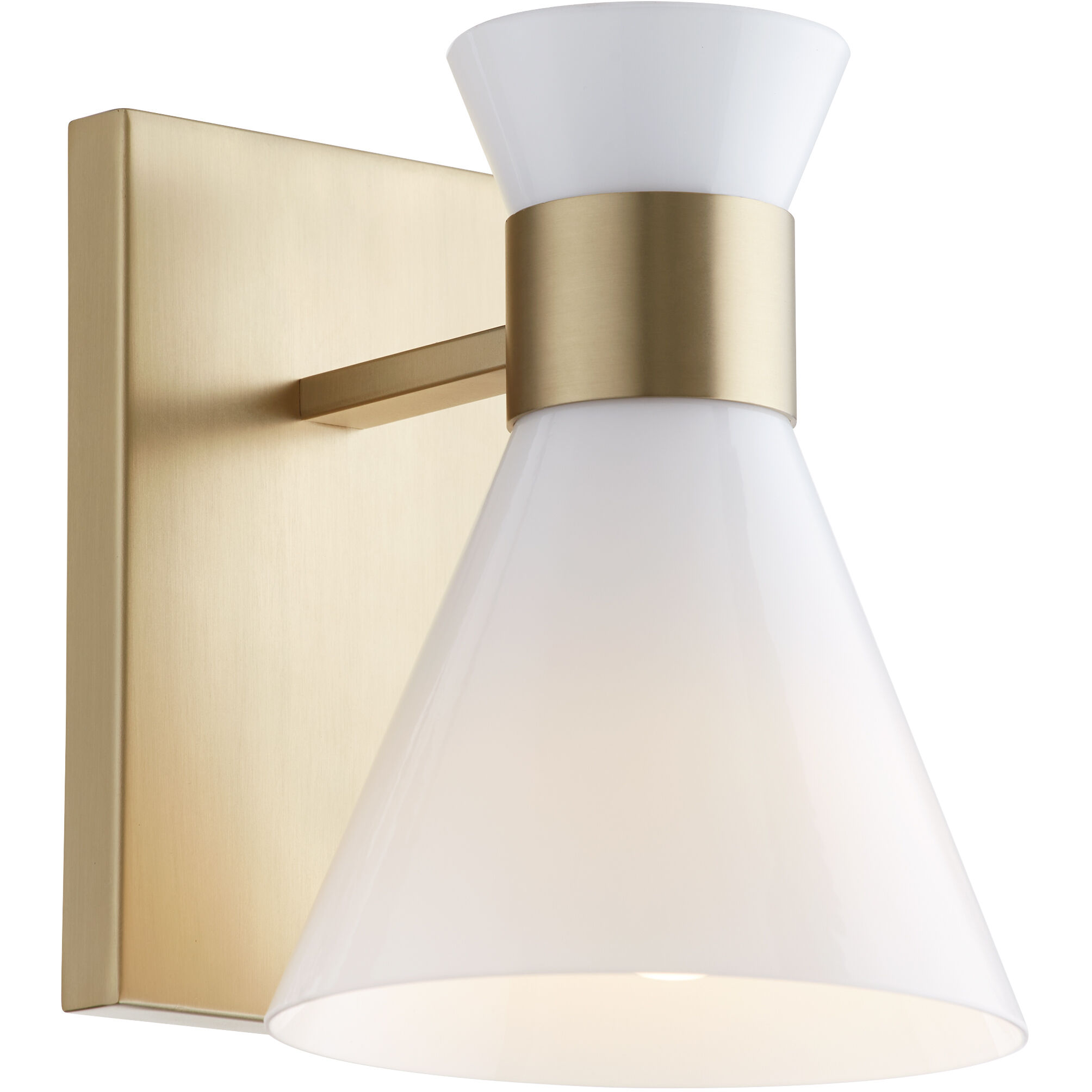 Beldar 1 Light 6.75 inch Aged Brass Wall Mount Wall Light