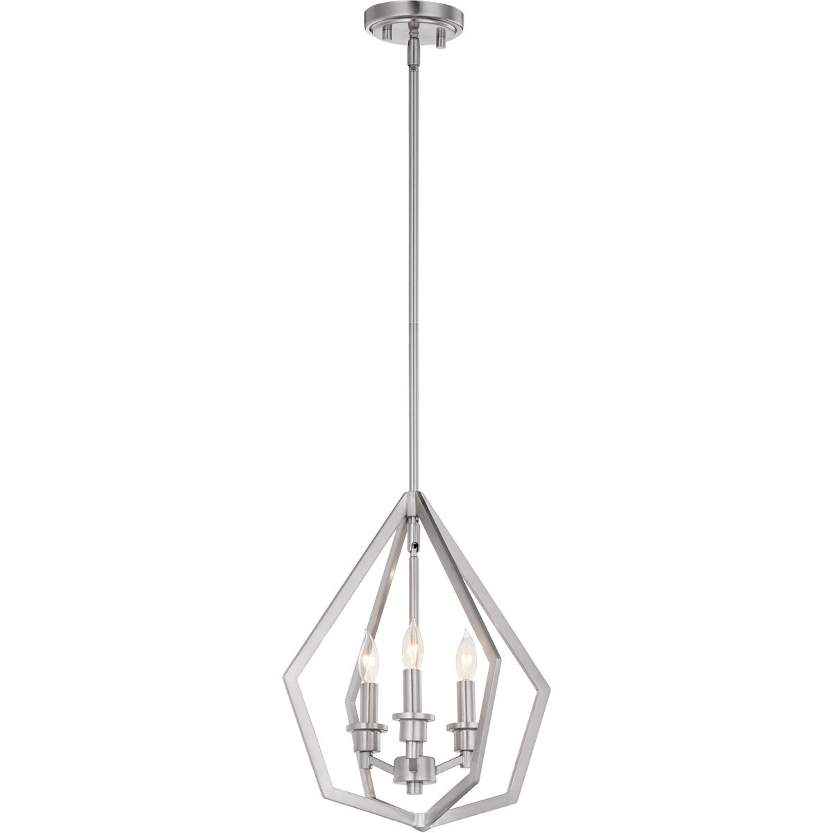 Knox 3 Light 14 inch Satin Nickel Pendant Ceiling Light