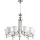 Rossington 9 Light 31 inch Polished Nickel Chandelier Ceiling Light