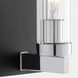 Kilbey 1 Light 5 inch Matte Black and Chrome Vanity Light Wall Light