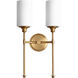 Celeste Wall Mount Wall Light, Satin Opal