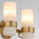 Sojourn 2 Light 15.25 inch Brushed Brass Vanity Light Wall Light