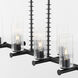 Juniper 8 Light 40.25 inch Matte Black Linear Chandelier Ceiling Light