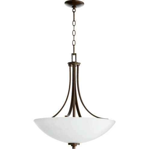 Reyes 4 Light 20 inch Oiled Bronze Pendant Ceiling Light