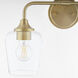 Raymond 2 Light 16 inch Aged Brass Vanity Light Wall Light