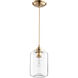 Fort Worth 1 Light 6 inch Aged Brass Mini Pendant Ceiling Light