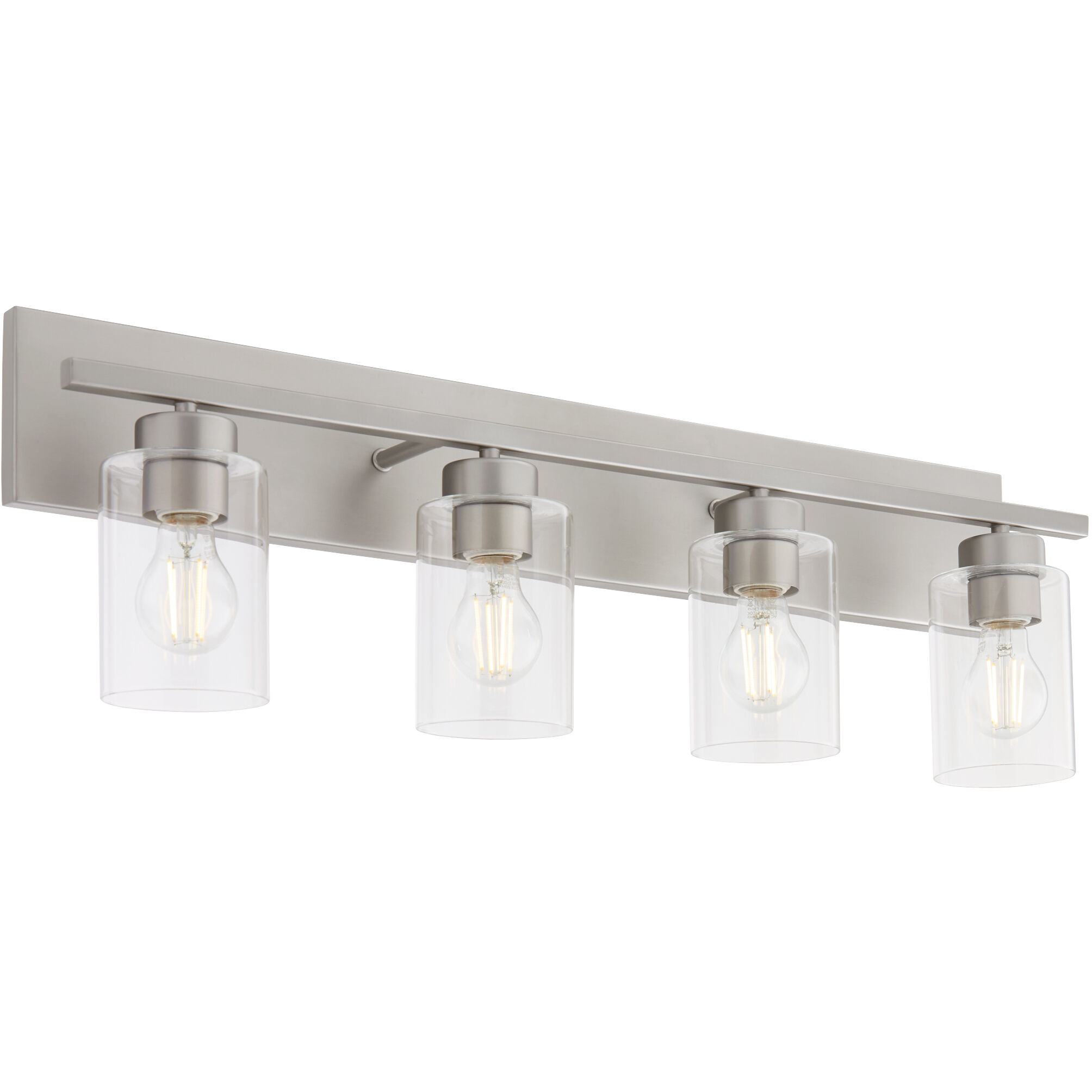 Carter 4 Light 30 inch Satin Nickel Vanity Light Wall Light