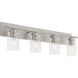 Carter 4 Light 30 inch Satin Nickel Vanity Light Wall Light