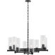 Mercier 8 Light 32 inch Matte Black Chandelier Ceiling Light