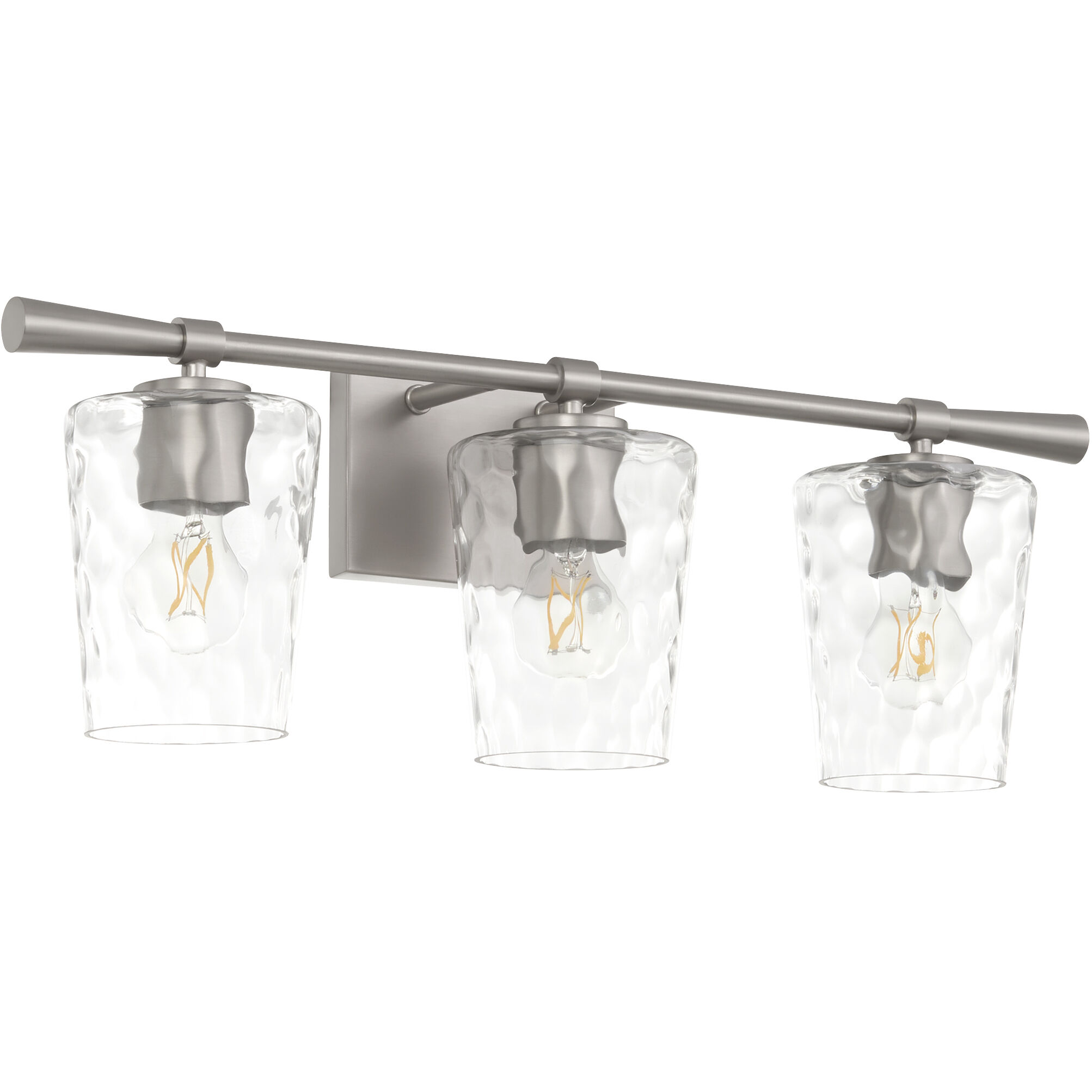 Goodwin 3 Light 25.19 inch Satin Nickel Vanity Light Wall Light
