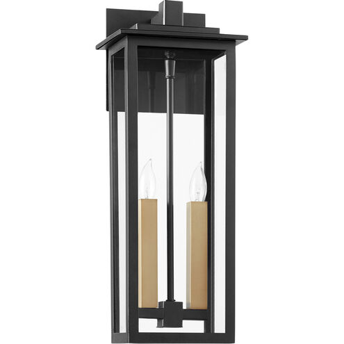 Westerly 2 Light 20 inch Noir Outdoor Wall Mount 