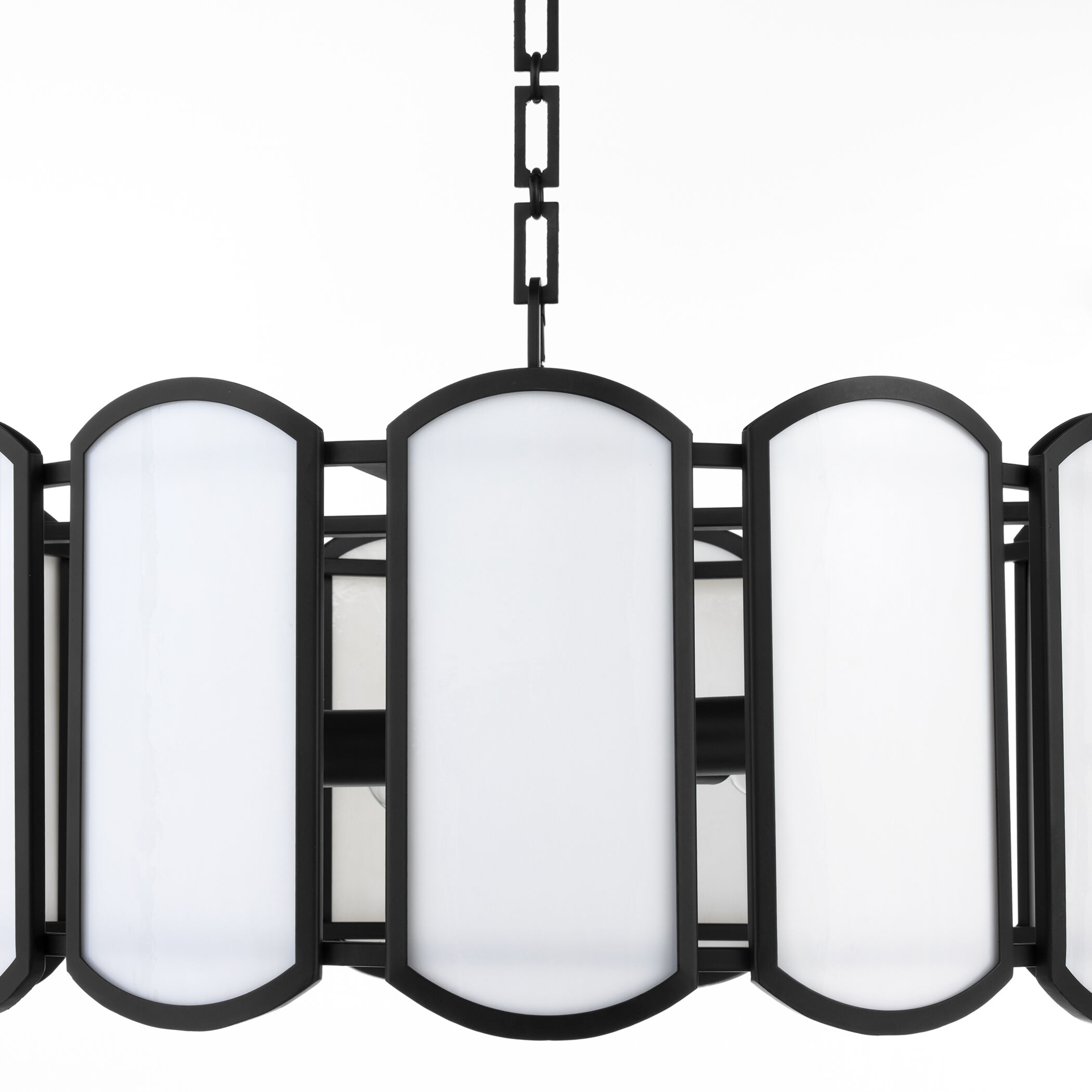 Belleview 5 Light 25 inch Matte Black Pendant Ceiling Light