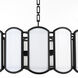 Belleview 5 Light 25 inch Matte Black Pendant Ceiling Light