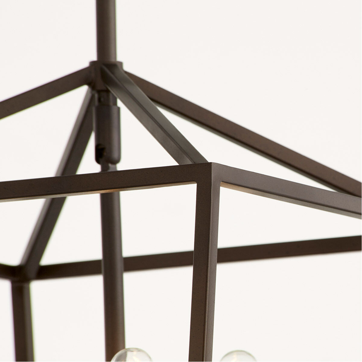 Gabriel 4 Light 12.5 inch Oiled Bronze Mini Chandelier Ceiling Light, Quorum Home