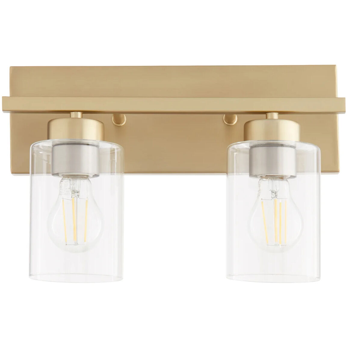 Carter 2 Light 14 inch Aged Brass Vanity Light Wall Light