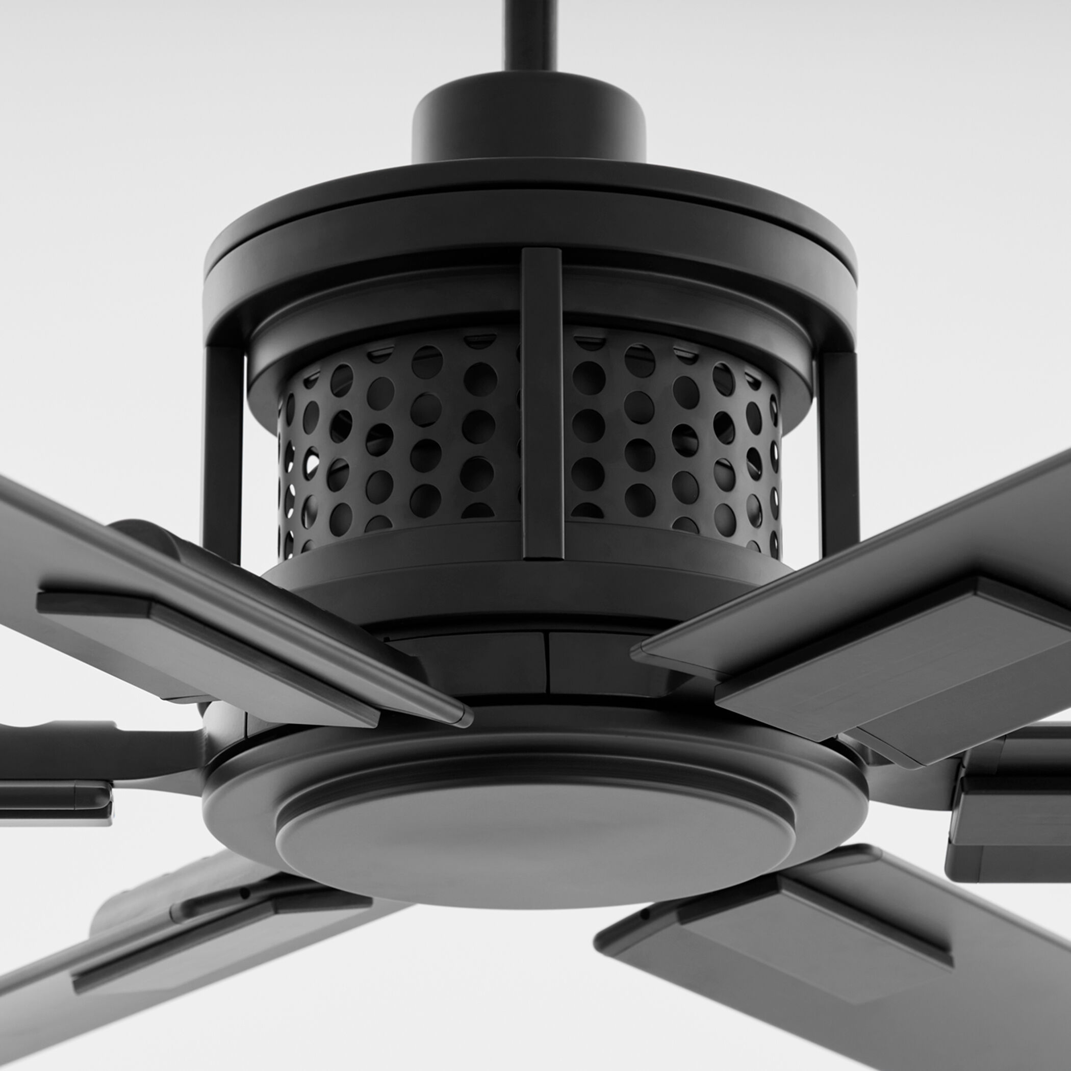 Hoàng Vũ Quorum 10806-59 Zeus 80 inch Matte Black Patio Fan