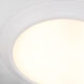 LED Disk 1 Light 9.5 inch Studio White Indoor/Outdoor Flush Mount