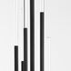 Summit 6 Light 28 inch Textured Black Chandelier Ceiling Light